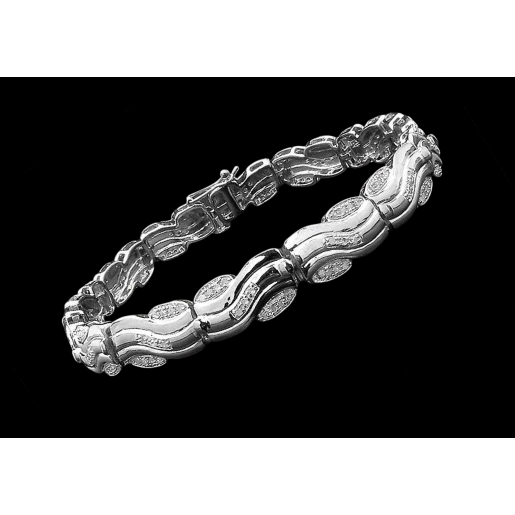 Tennis Bracelet Women 5 Ct Round Brilliant Cut Natural Earth Mined Diamonds White Gold