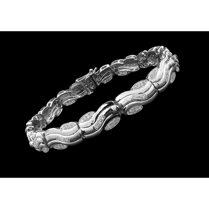 Tennis Bracelet Women 5 Ct Round Brilliant Cut Natural Earth Mined Diamonds White Gold