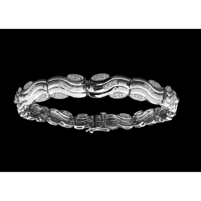 Tennis Bracelet Women 5 Ct Round Brilliant Cut Natural Earth Mined Diamonds White Gold