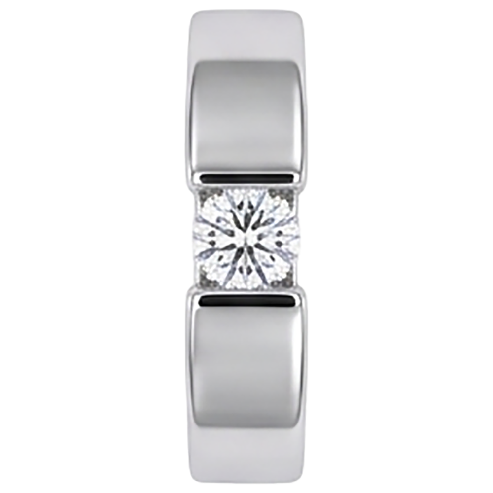 Tension Set Diamond Men's Ring 1 Carat Jewelry