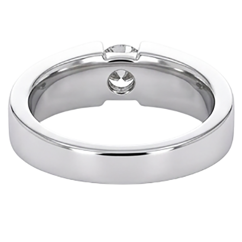 Tension Set Diamond Men's Ring 1 Carat Jewelry