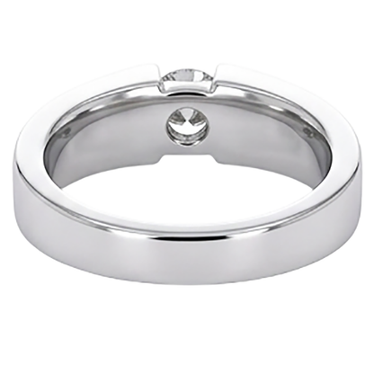 Tension Set Diamond Men's Ring 1 Carat Jewelry