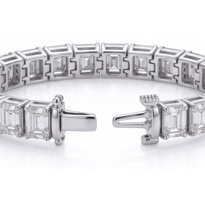 The Most Expensive Bracelet With Asscher Natural Earth Mined Diamonds