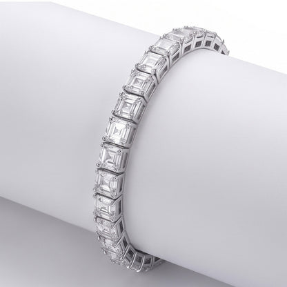 The Most Expensive Bracelet With Asscher Natural Earth Mined Diamonds