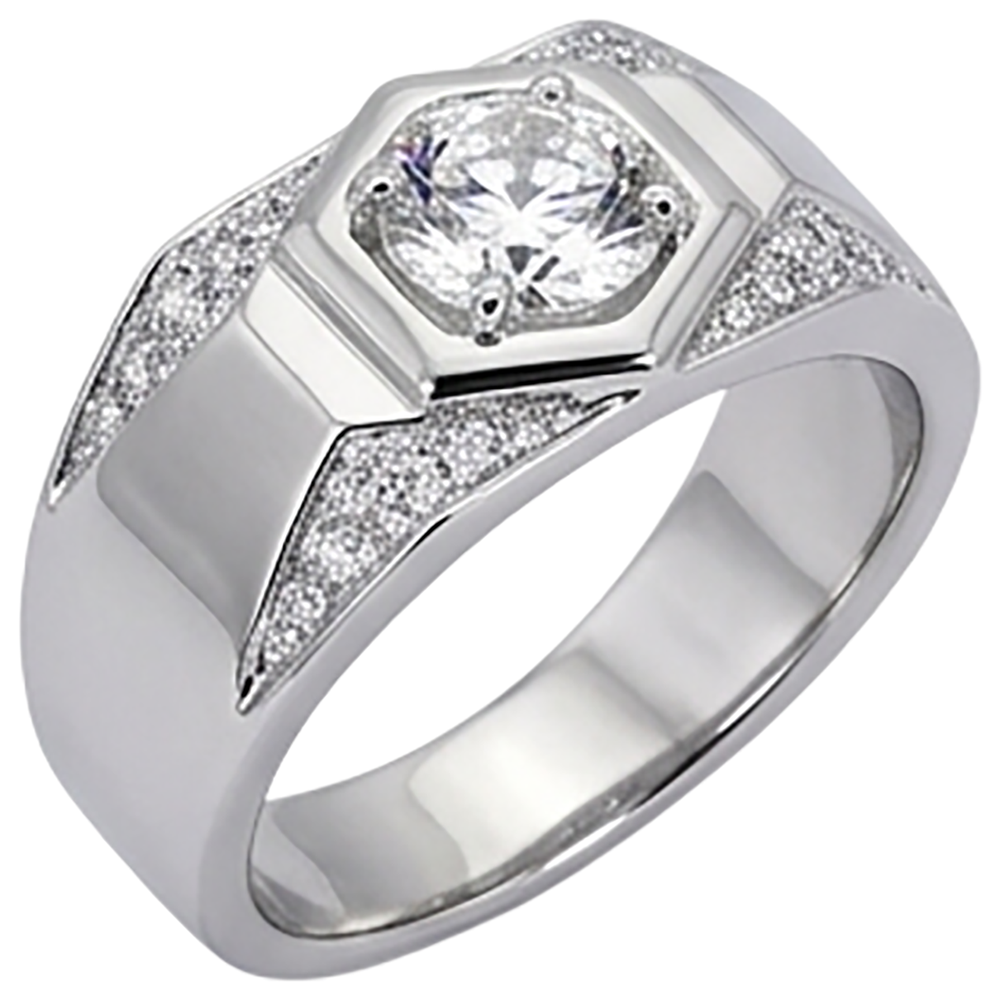 Thick Shank Men's Anniversary Band Round Diamond 1.75 Carats