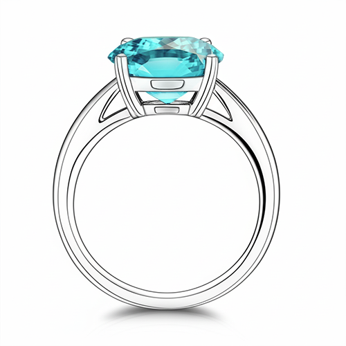 Timeless 3ct Paraiba Solitaire Ring
