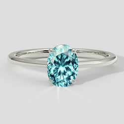 Timeless Oval Paraiba Tourmaline Solitaire