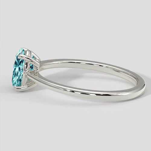 Timeless Oval Paraiba Tourmaline Solitaire