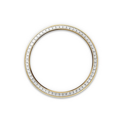 Trapeze Trapezoids Diamond Bezel Custom Natural Real ( Not Lab Grown ) Rolex Bezel for 36 mm President