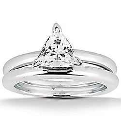 Trillion Cut Diamond Solitaire Ring