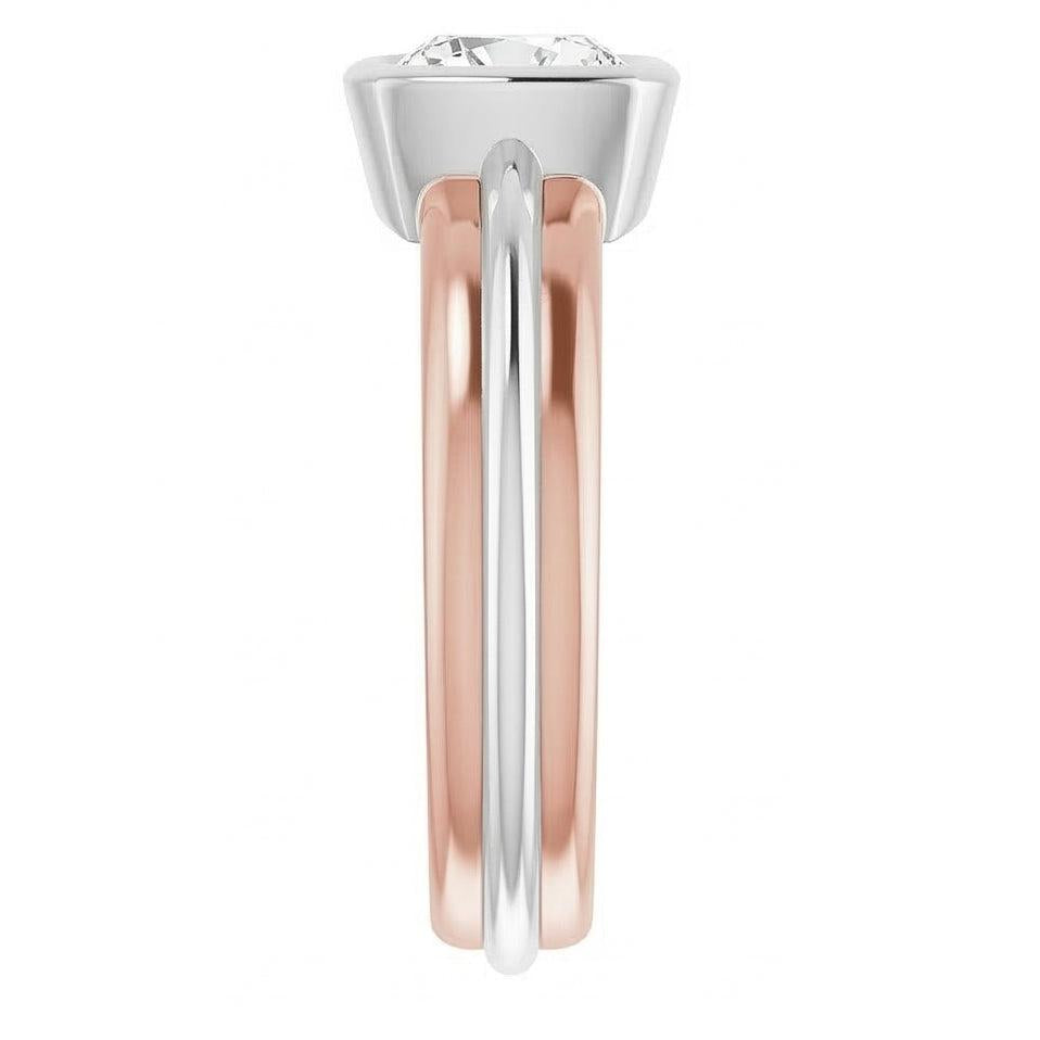 natural cushion diamond 2.20ct watch top view
