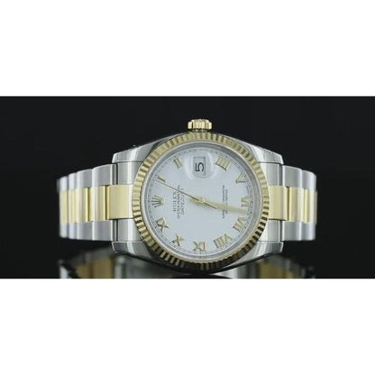 Datejust 36 Mm Men's Watch White Dial