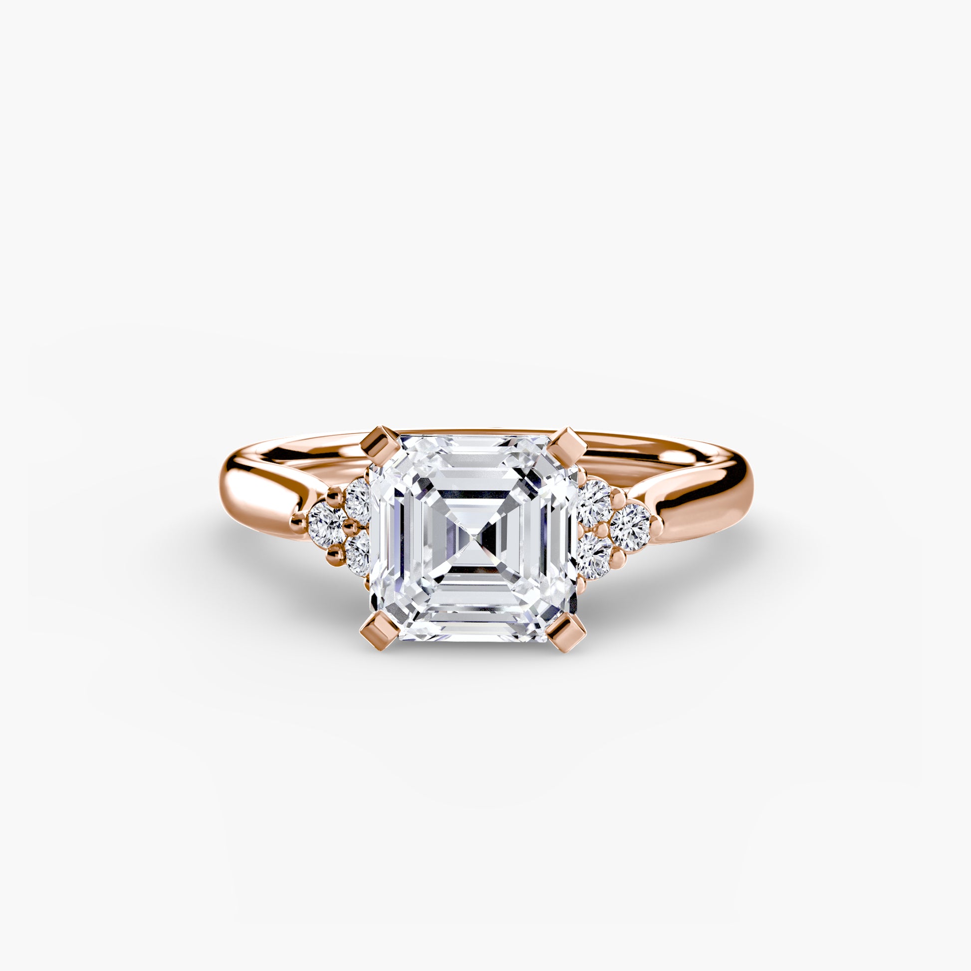 natural round diamond 0.08ct other side angle