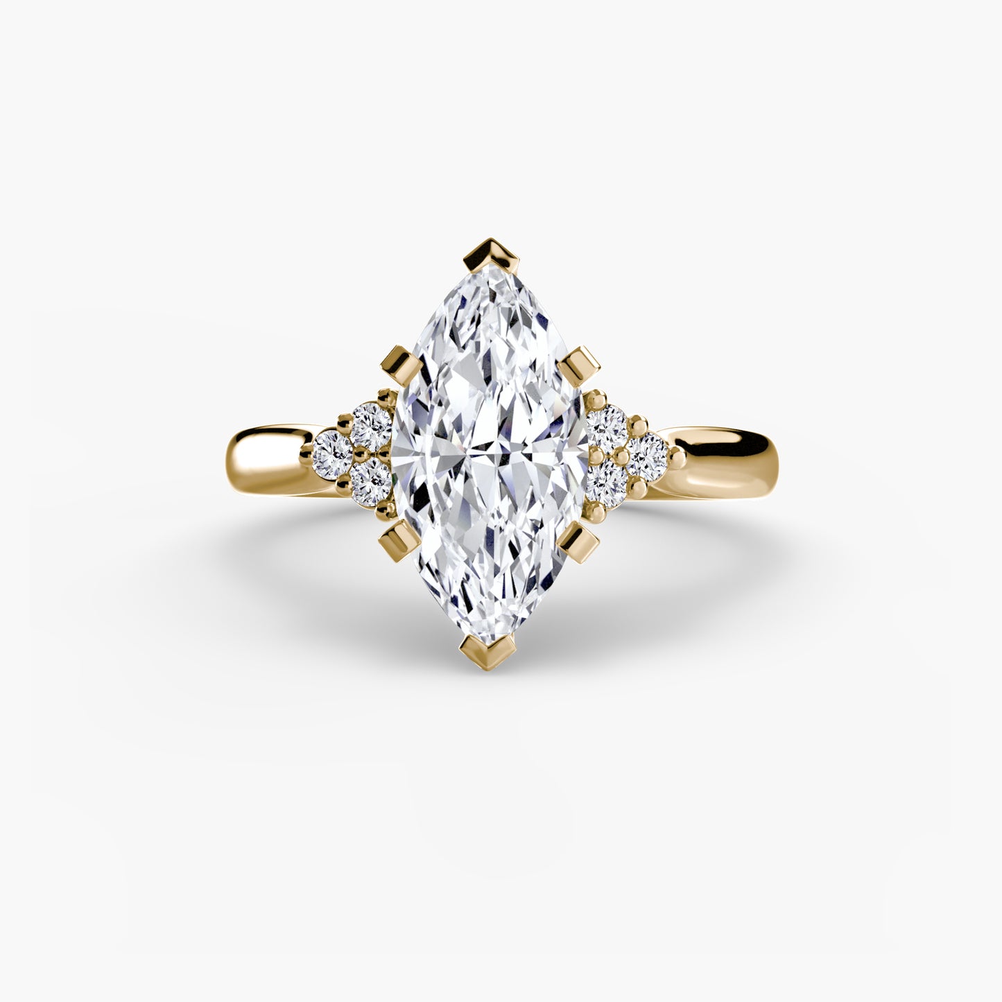 natural round diamond 0.08ct other three quarter angle