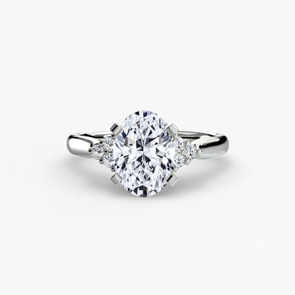 natural round diamond 0.08ct other profile view