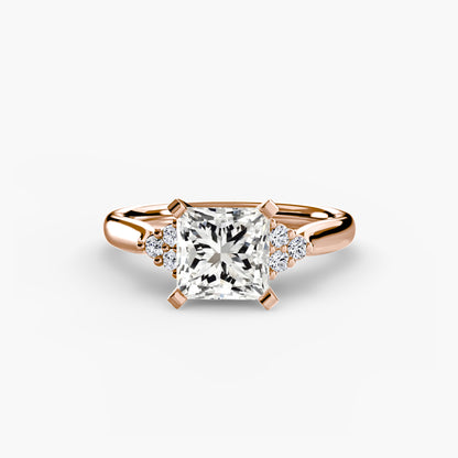 natural round diamond 0.08ct other back view