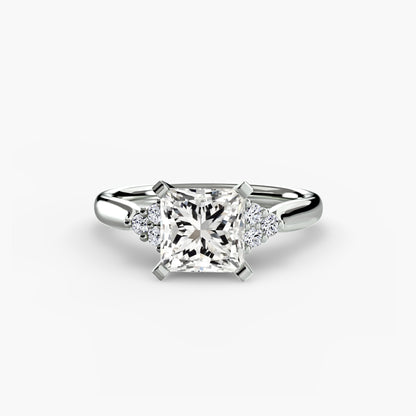 natural round diamond 0.08ct other profile view