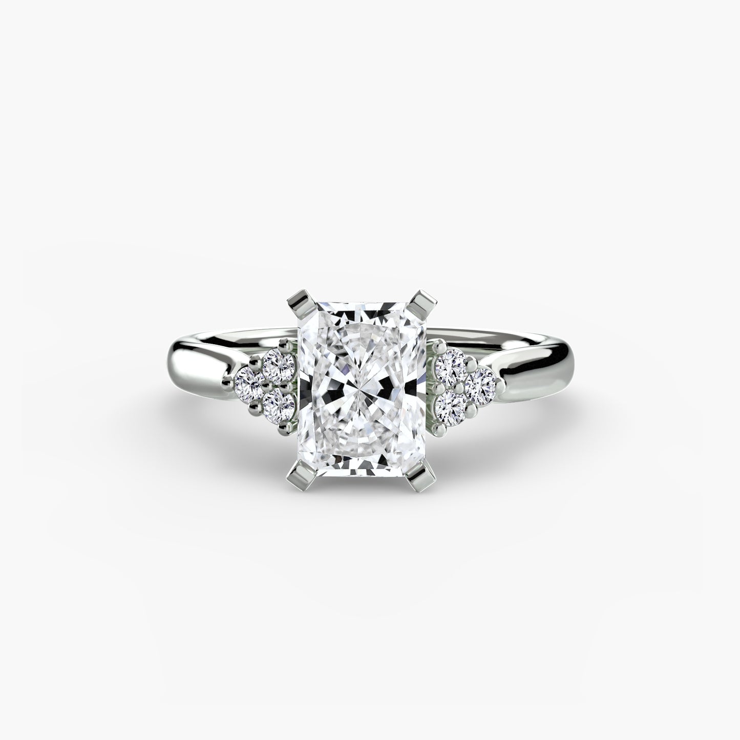 natural round diamond 0.08ct other back view