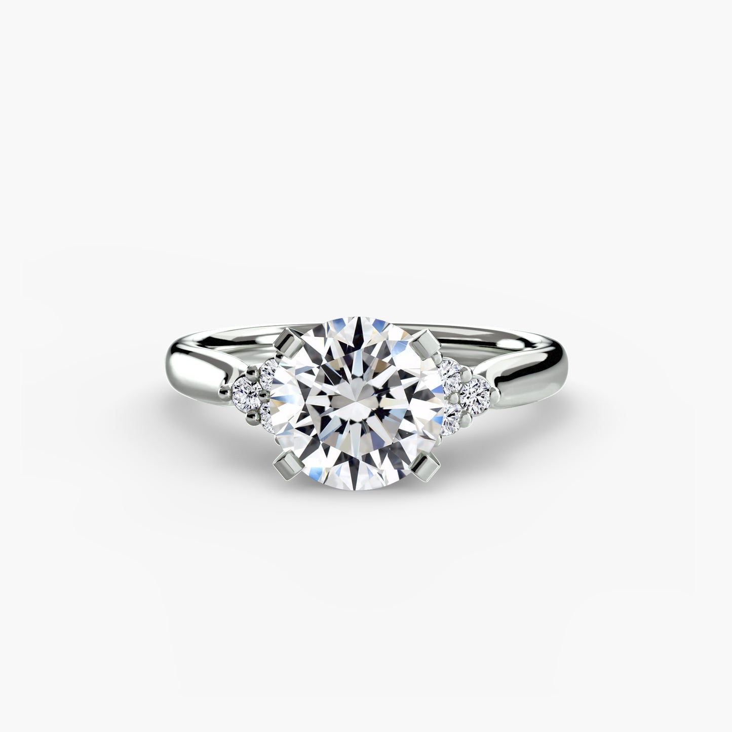 natural round diamond 0.08ct other top view