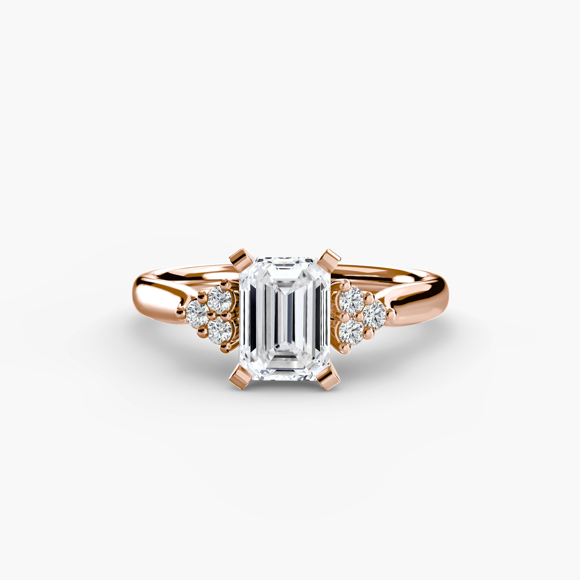 natural round diamond 0.08ct other back view