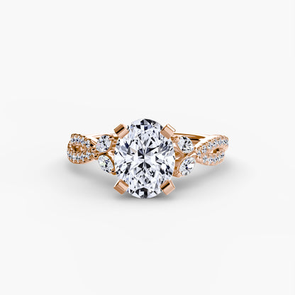 natural round diamond 0.35ct ring lifestyle photo