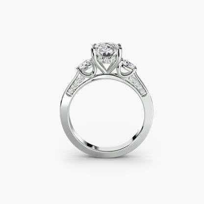 natural round diamond 0.31ct other side angle