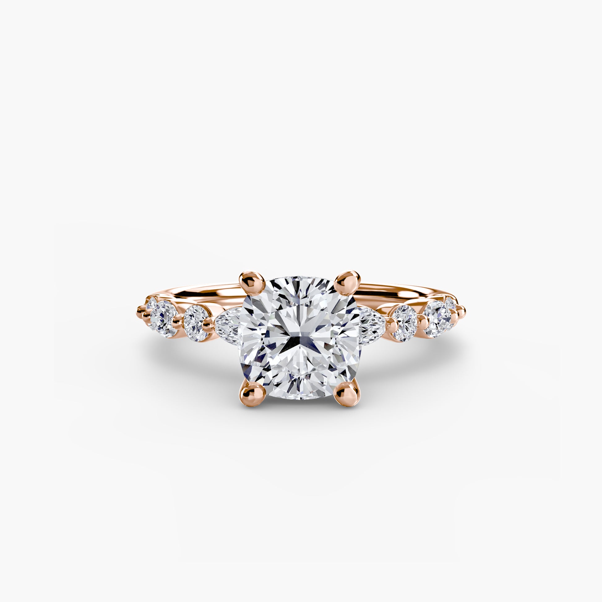 natural round diamond 0.35ct band packaging