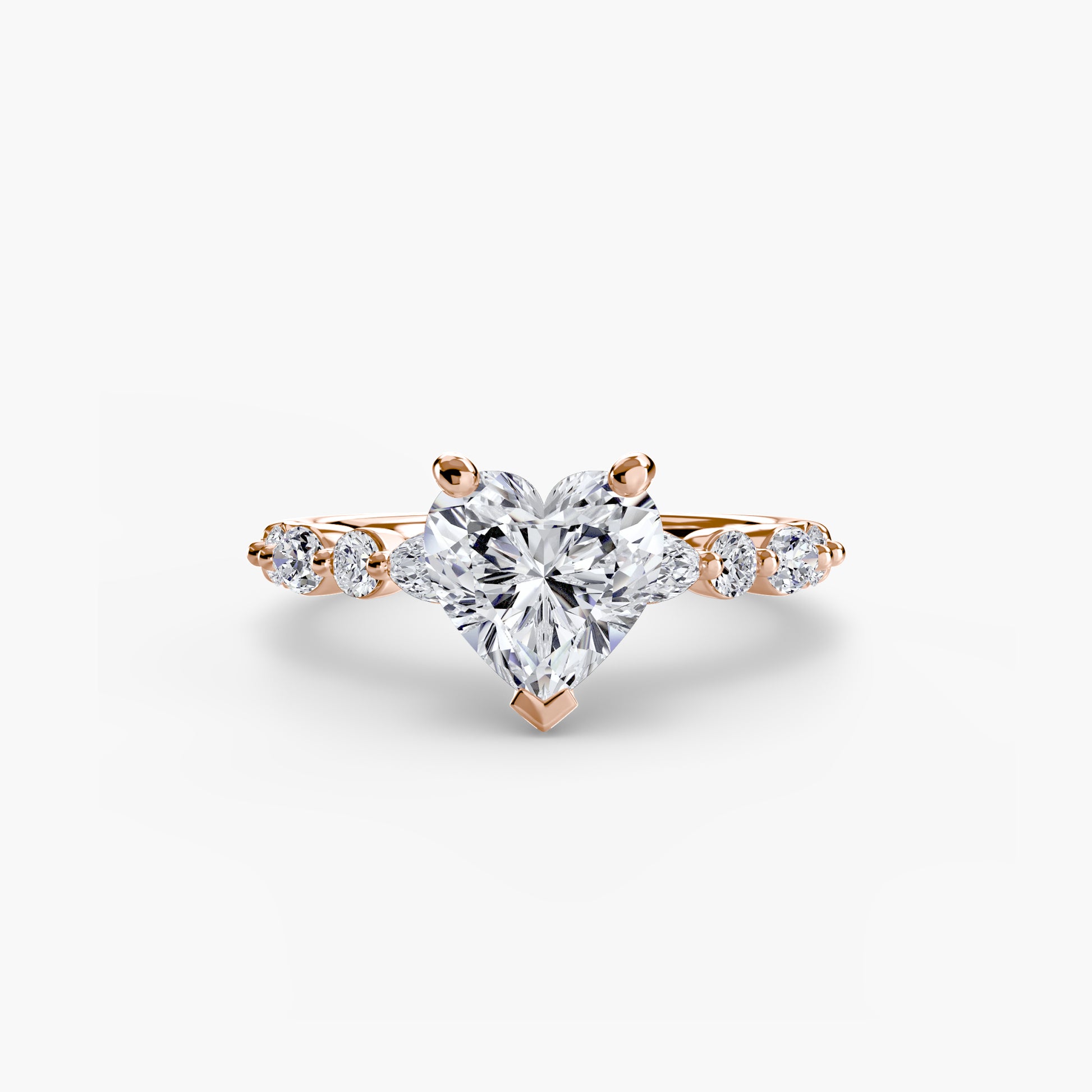 natural round diamond 0.35ct band packaging