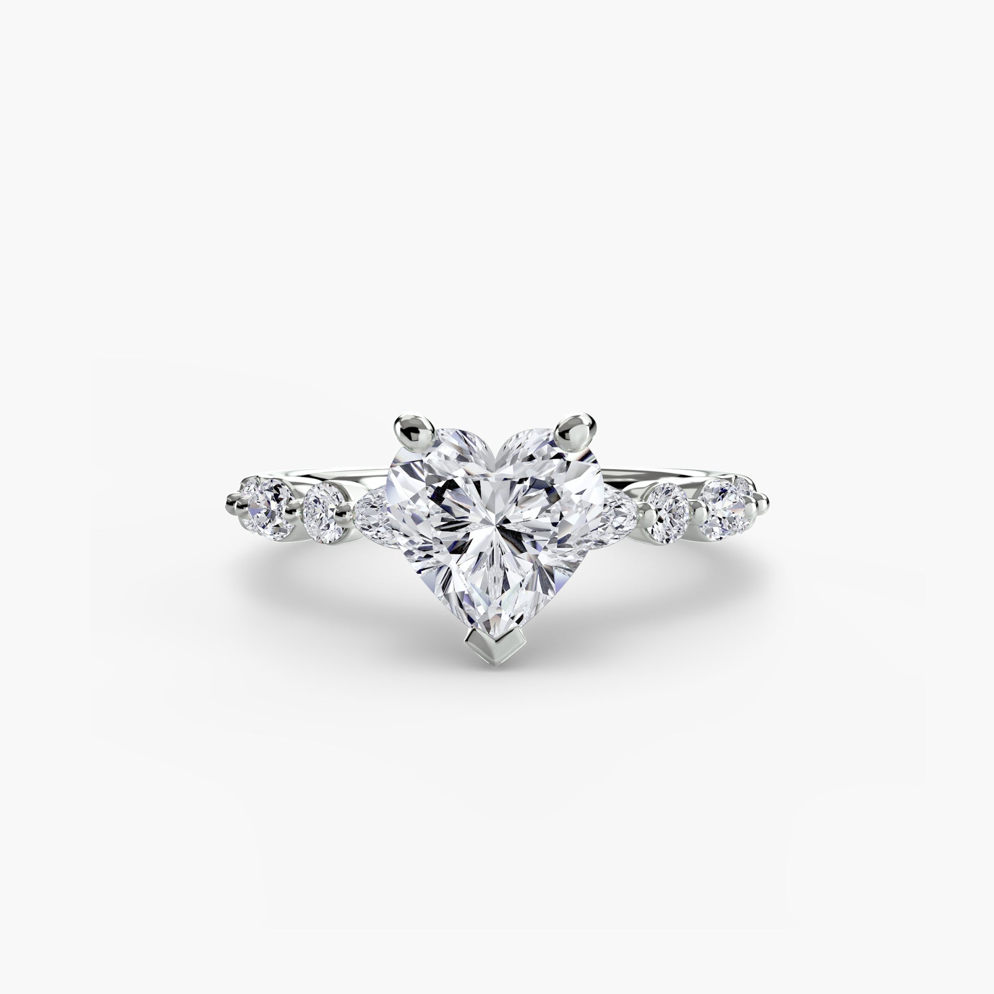 natural round diamond 0.35ct band packaging