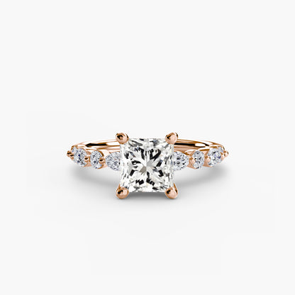 natural round diamond 0.35ct band certificate