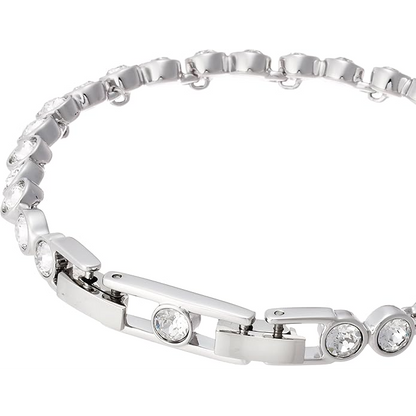 WG 5.60 Carats Bezel Set Round Cut Lab Grown Diamonds Tennis Bracelet