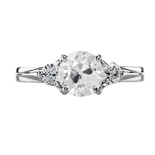 White Gold Diamond Ring For Women