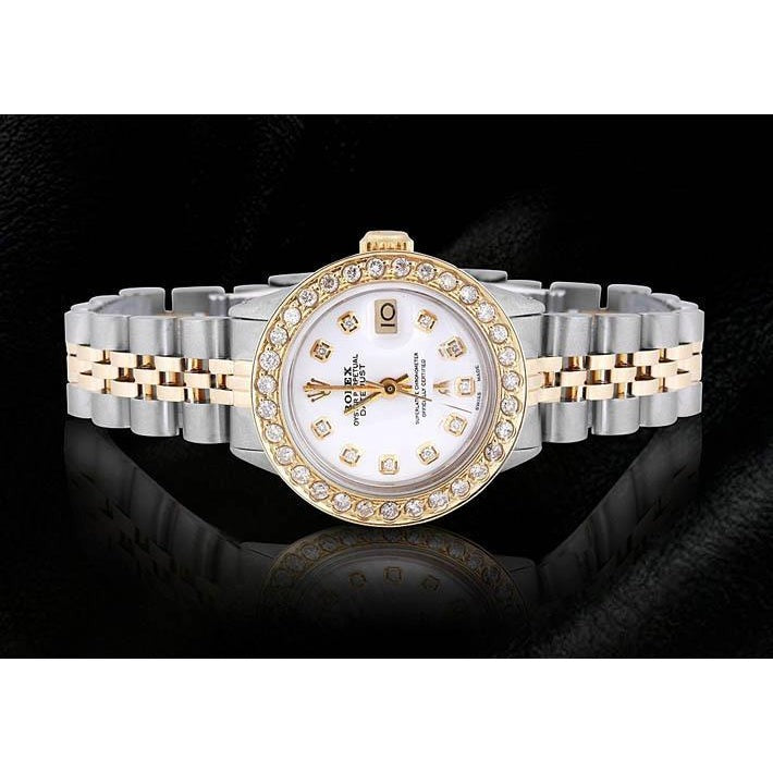 White Mop Diamond Rolex 