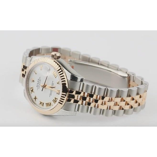 Datejust Rolex Midsize Watch Ss & Gold