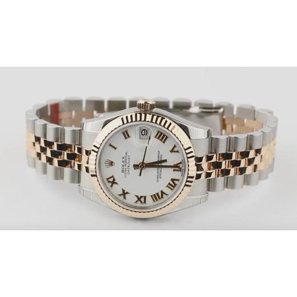 White Roman Dial Bezel 