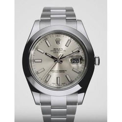 White Stick Dial Rolex Watch Stainless Steel Bracelet Datejust Ii