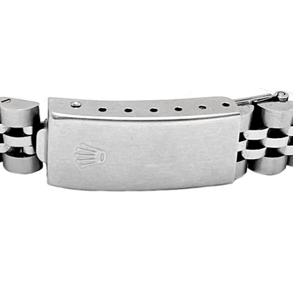 White Diamond Dial Rolex Date Just Watch Jubilee Ss Bracelet