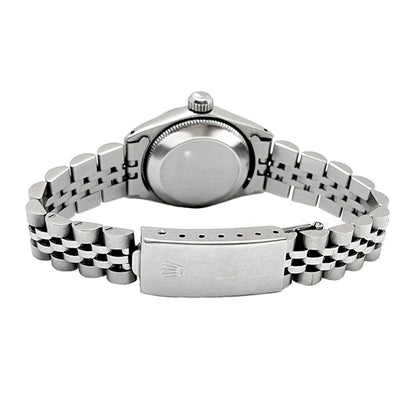 White Diamond Dial Rolex Date Just Watch Jubilee Ss Bracelet