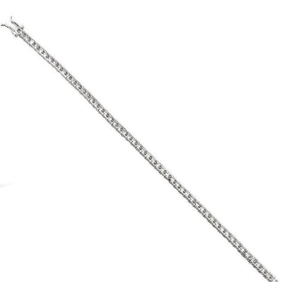 White Gold 14K Natural Earth Mined Diamond Tennis Bracelet Sparkling Jewelry 4.80 Ct