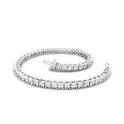 White Lab Grown Diamond Tennis Bracelet