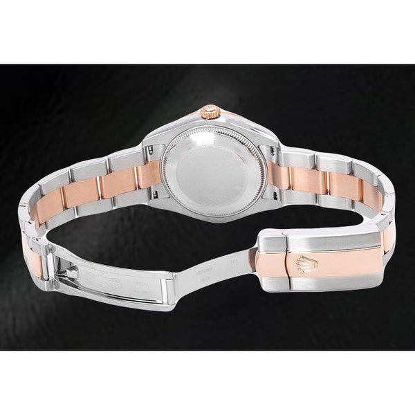 Women 178341 Datejust 31mm Rolex Silver MOP Diamond Watch