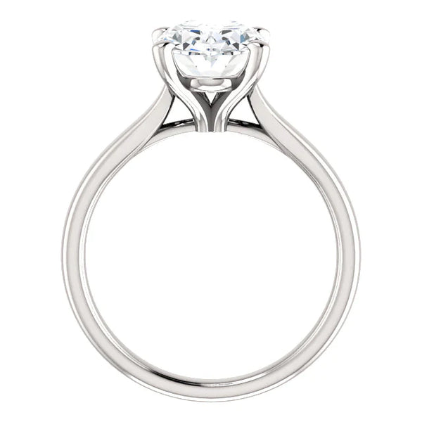 Women's 4 Carat Oval Diamond Ring