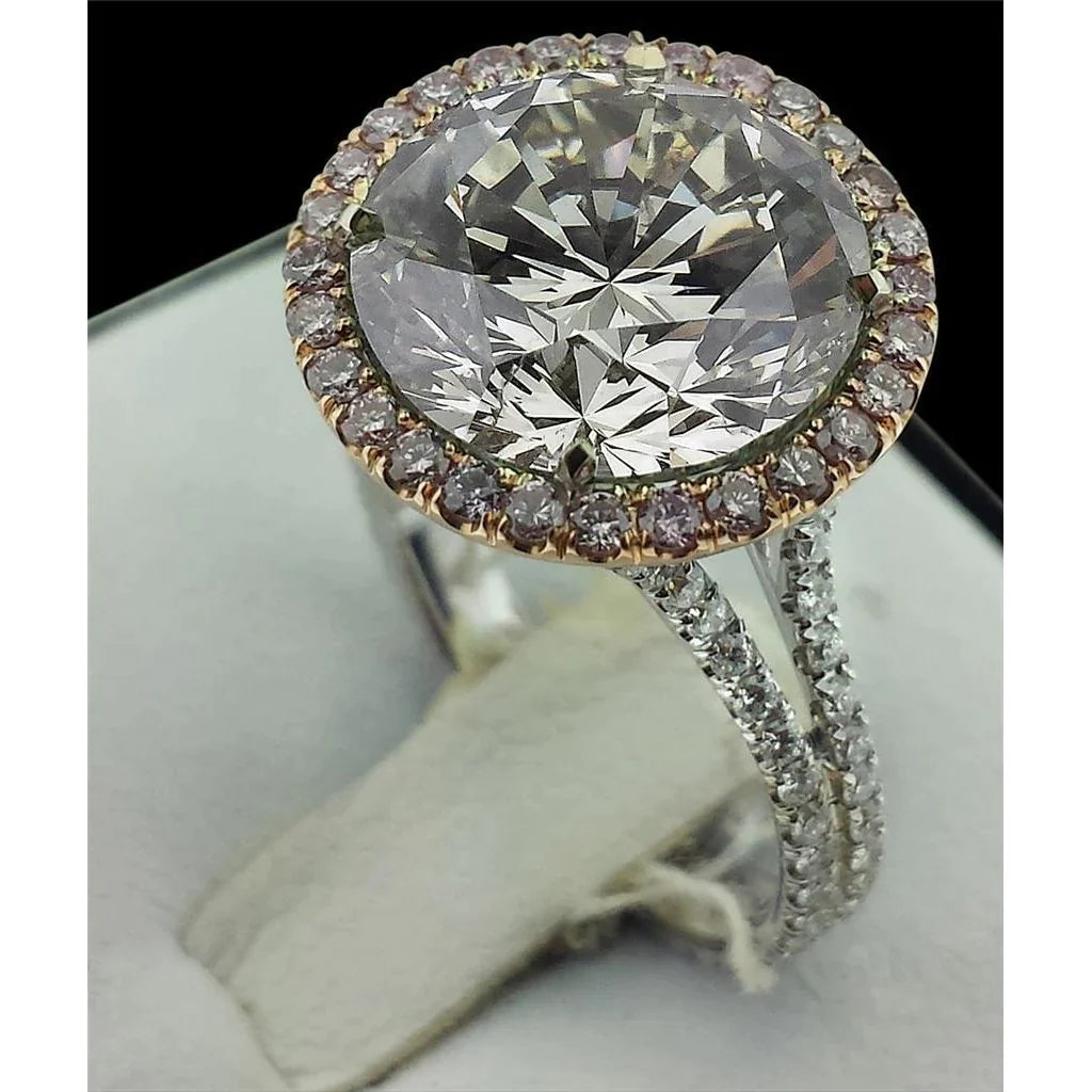 Womens 7 Carat Luxury Lab Grown Diamond Ring