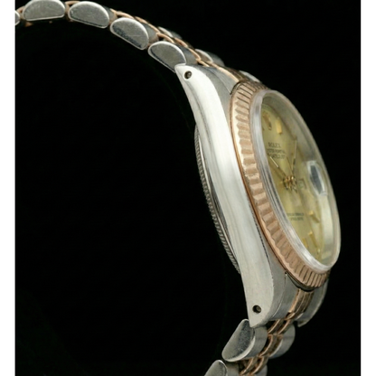 Yellow Gold & Ss Jubilee Rolex Date Just Dial Ladies Watch