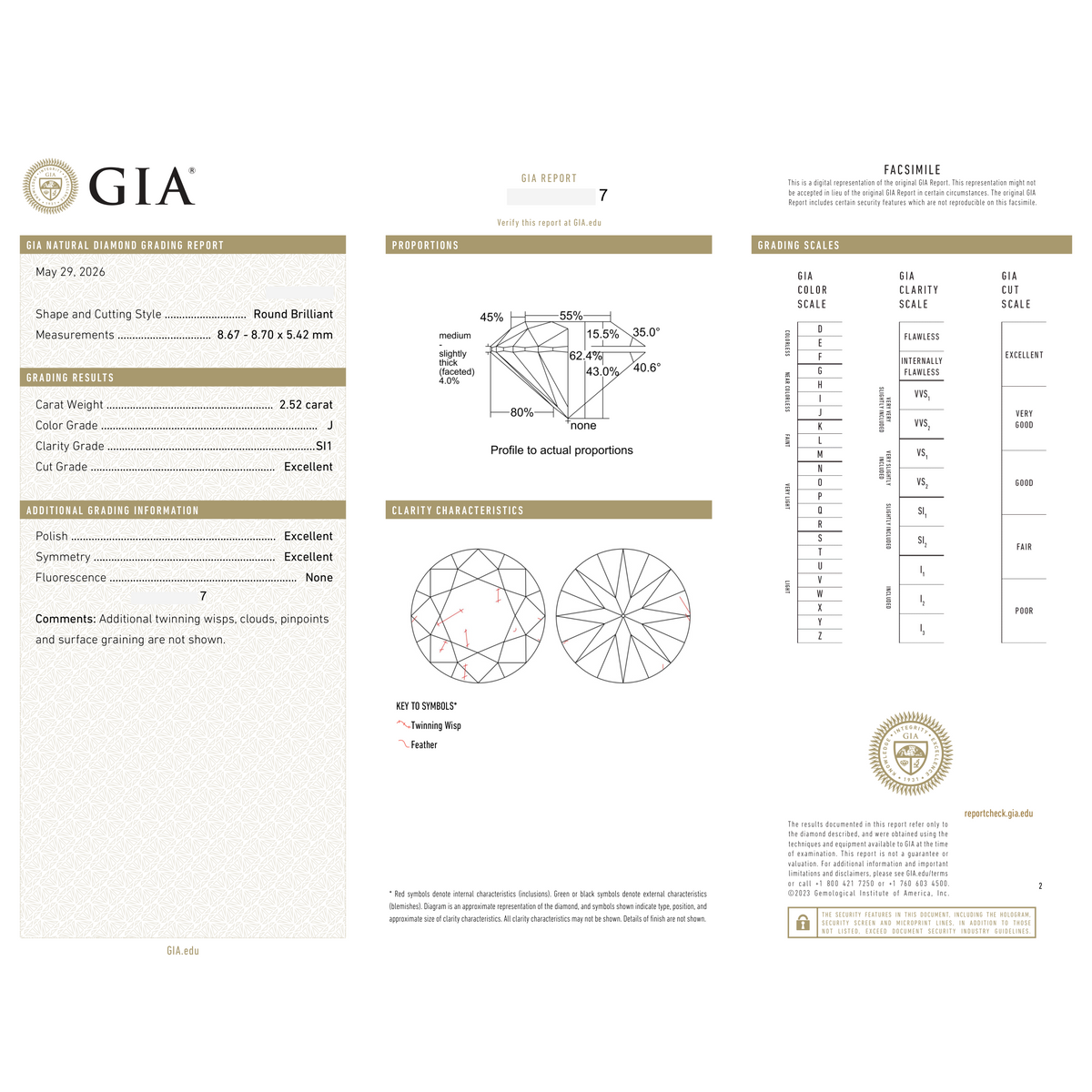 GIA Certificate