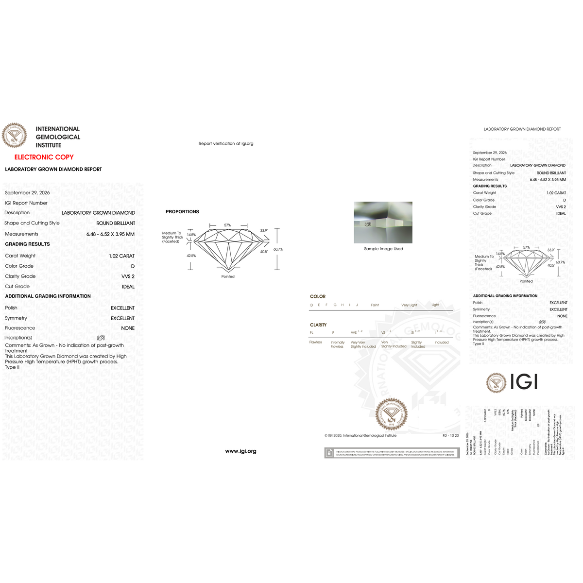 IGI Certificate