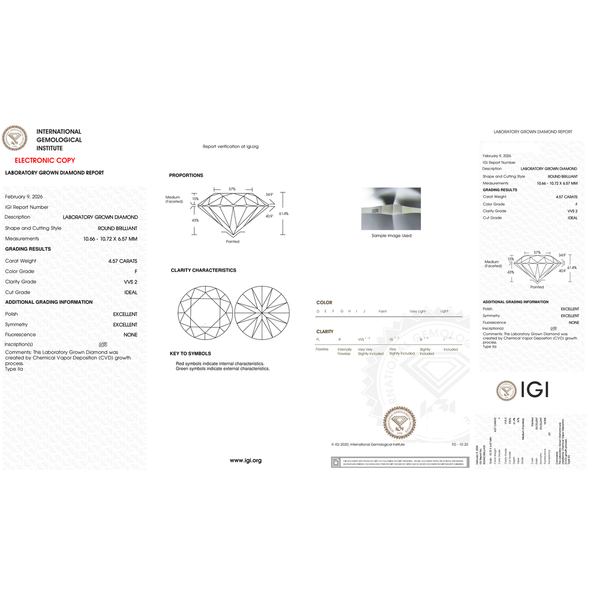 IGI Certificate
