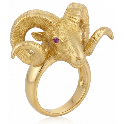 Luxurious Gemstone Ring 0.10 ct – front view