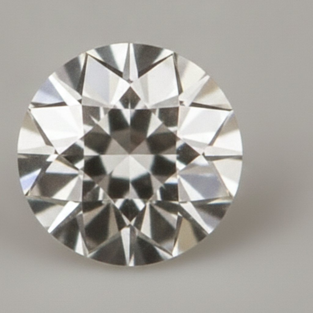 Antique F VS1 Earth Mined Loose Diamond Round Old European Cut Natural 9 Carat