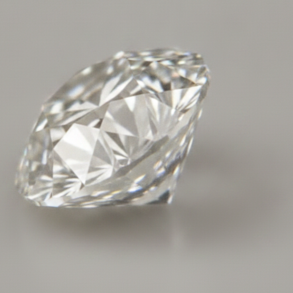Antique F VS1 Earth Mined Loose Diamond Round Old European Cut Natural 9 Carat